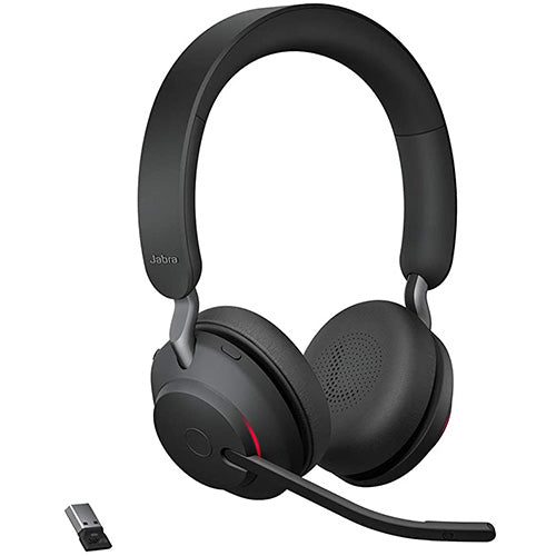 Jabra Evolve2 65 Stereo Wireless PC Headset - USB-A Bluetooth Adapter