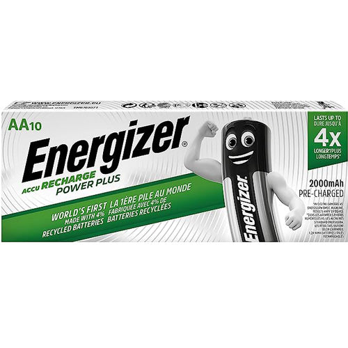 Energizer 2000MAh AA Rechargeable Batteries Pack of 10