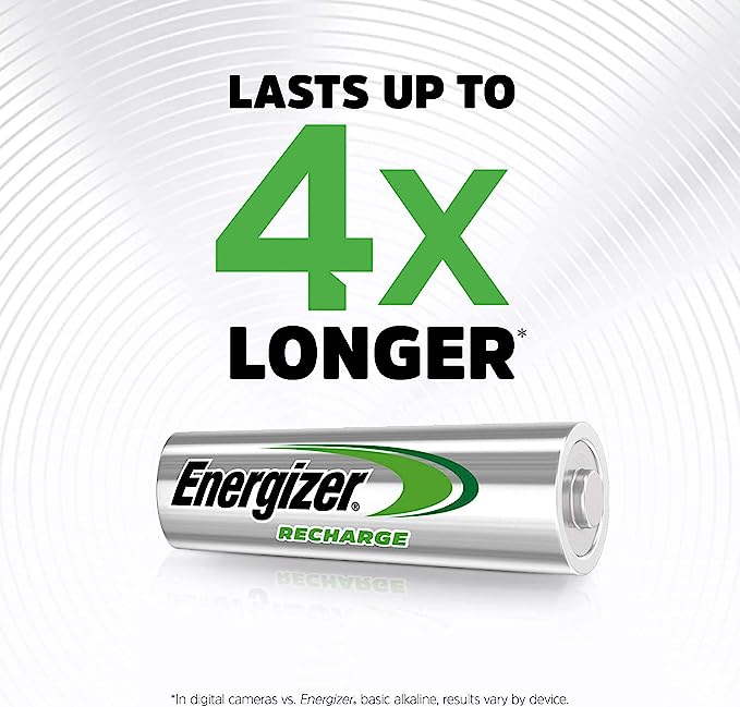 Energizer 700MAh AAA Rechargeable Batteries Pack of 4