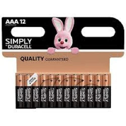 Duracell Simply AAA Alkaline Batteries Pack of 24